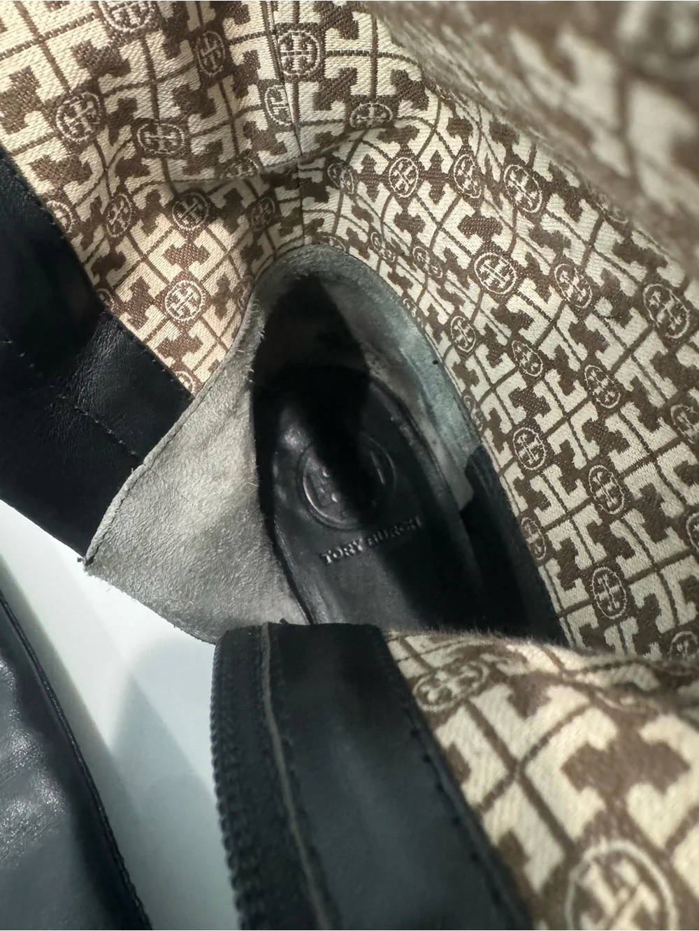 Tory Burch Bristol leather tall riding boots